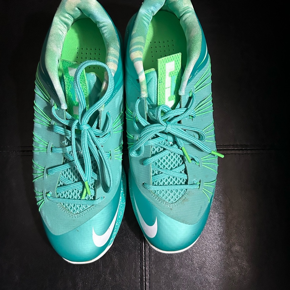 (Final price)Air max Lebron X low Turquoise Sports Sneakers